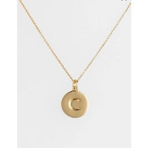 Kate Spade 'C' one in a million initial pendant necklace